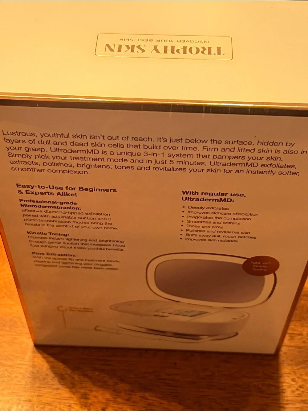TROPHY SKIN UltradermMD            3-in-1 Facial Skincare Device System